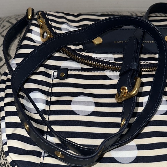 MARC by Marc Jacobs
Preppy Nylon Natasha Striped Crossbody Bag, Navy/White - Picture 6 of 6